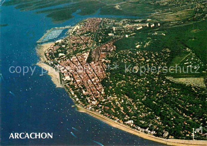 Arcachon Gironde Fliegeraufnahme