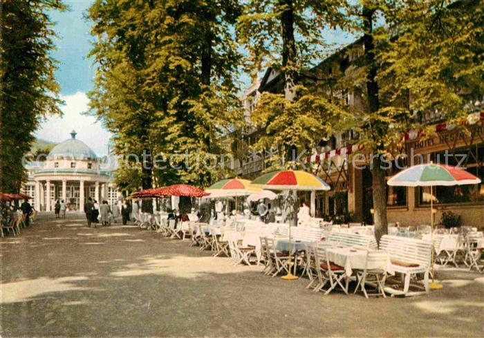 Bad Pyrmont Hauptallee mit Hylligem Born Kurpark