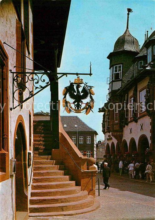 GOSLAR Harz Niedersachsen Ratskeller Aufgang zum Huldigungssaal