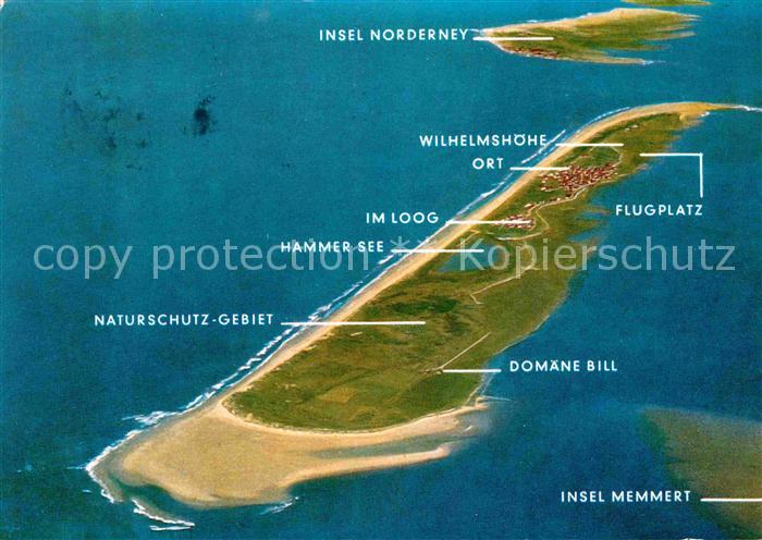 Juist Nordseebad Fliegeraufnahme