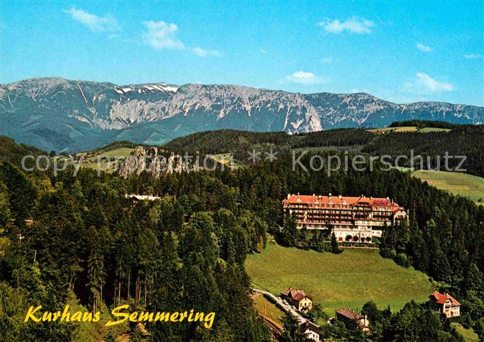 Semmering Niederoesterreich Kurhaus gegen Raxalpe