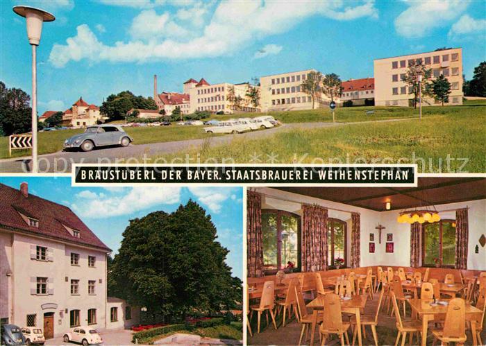 Freising Oberbayern Braeustueberl der Bayrischen Staatabrauerei Weihenstephan