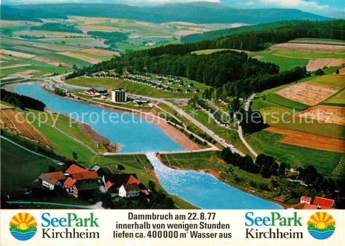 Kirchheim Hessen Fliegeraufnahme See Park