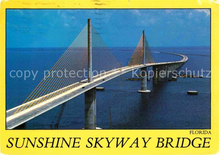 Florida Keys Fliegeraufnahme Sunshine Skyway Bridge