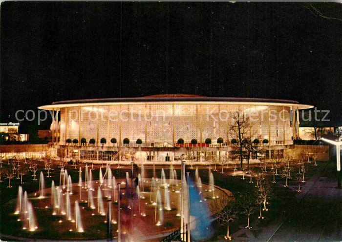 Bruessel Bruxelles Der Pavillon der USA bei der Weltausstellung