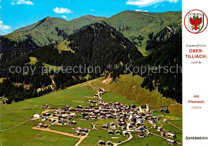 Obertillach Lienz Tirol Fliegeraufnahme mit Pfonneck
