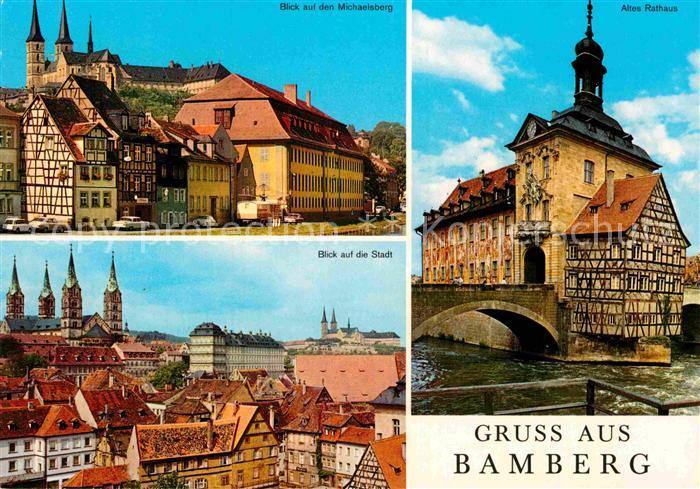 Bamberg Altes Rathaus Michaelsberg Stadtansicht