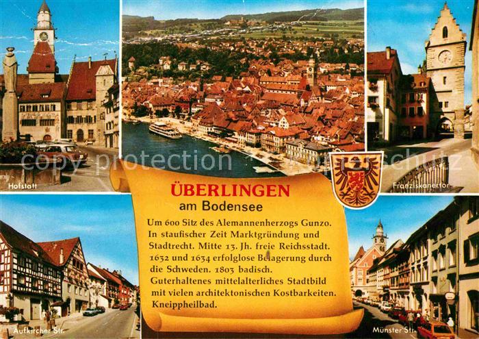 ueberlingen Bodensee Franziskanertor Muenster Stift Aufkircher Strasse Hofstatt