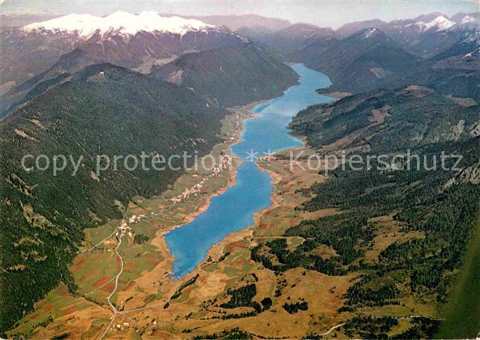Weissensee Kaernten Fliegeraufnahme