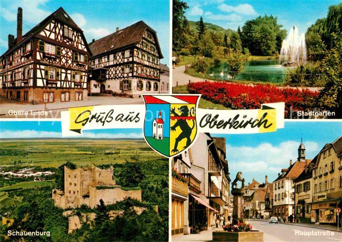 Oberkirch Baden Obere Linde Schauenburg Hauptstrasse Stadtgarten