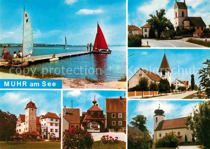 Muhr Muhr a.See Bootsteg Kirchen Tor Turm