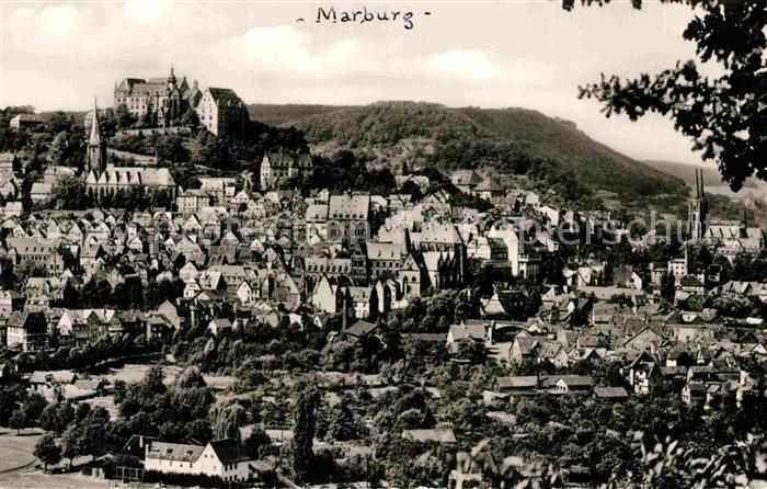 Marburg Lahn Panorama Schloss