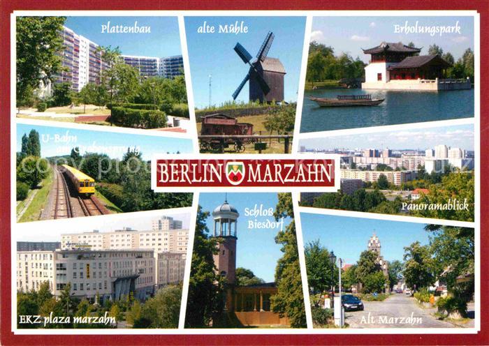 Marzahn Berlin Plattenbau Alte Muehle EKZ Plaza Marzahn Alt Marzahn Schloss Bies