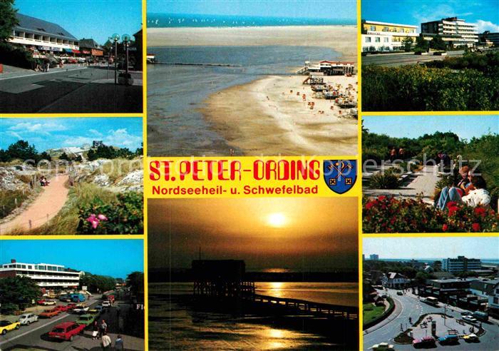 Peter-Ording St Strand Hotel Sonnenuntergang