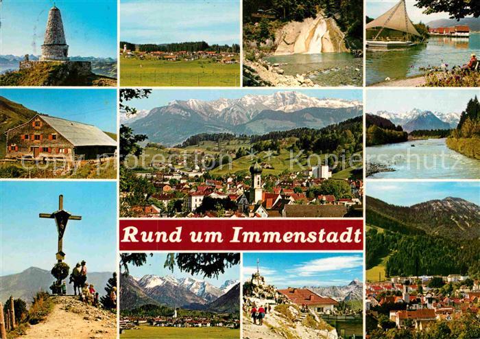 Immenstadt Allgaeu Segelboot Gipfelkreuz