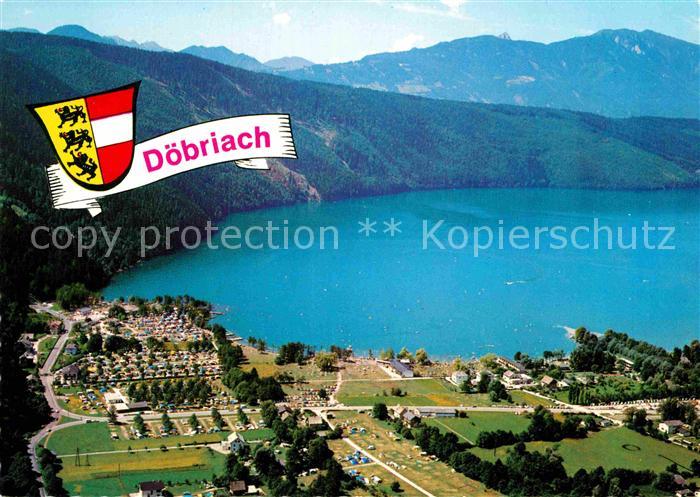 Doebriach Millstaettersee Fliegeraufnahme Campingplatz