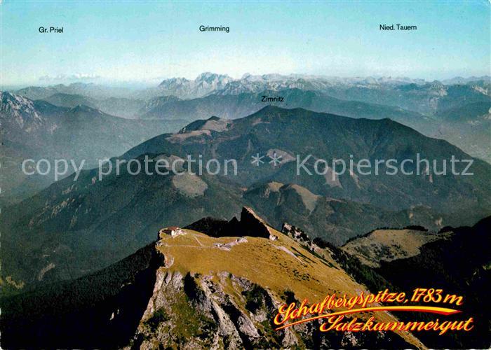 Salzburger Land Fliegeraufnahme Schafbergspitze