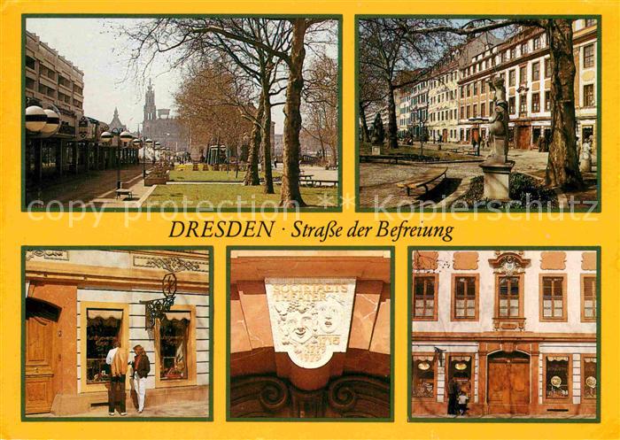 DRESDEN Elbe Strasse der Befreiung