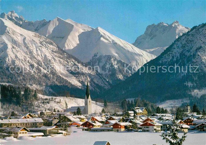 Oberstdorf Grosser Krottenkopf Fuerschiesser Kratzer Winter