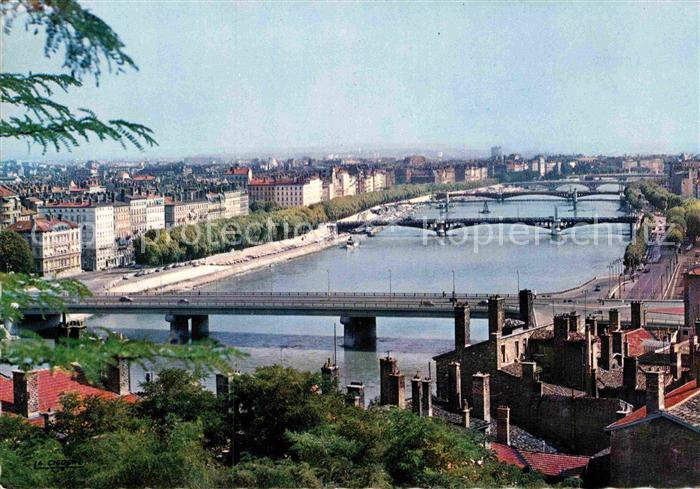 Lyon France Panorama Rhone