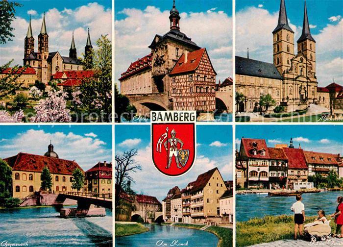 Bamberg Rathaus Muenster Geyerswoerth Klein Venedig Kanal