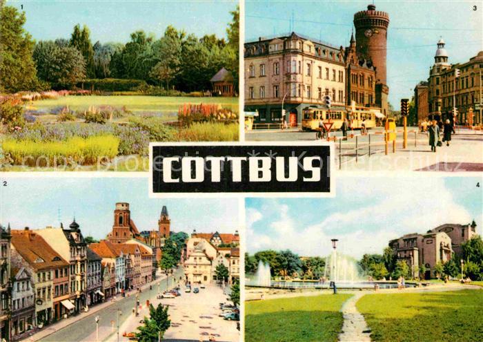 Cottbus Altmarkt Schillerplatz Thaelmann Platz