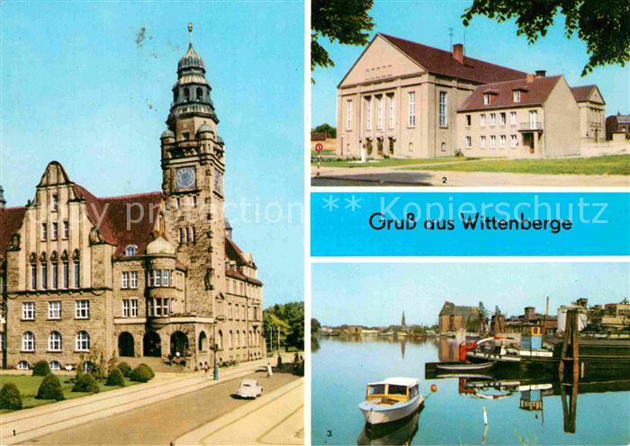 Wittenberge Prignitz Rathaus Hafen Kulturhaus