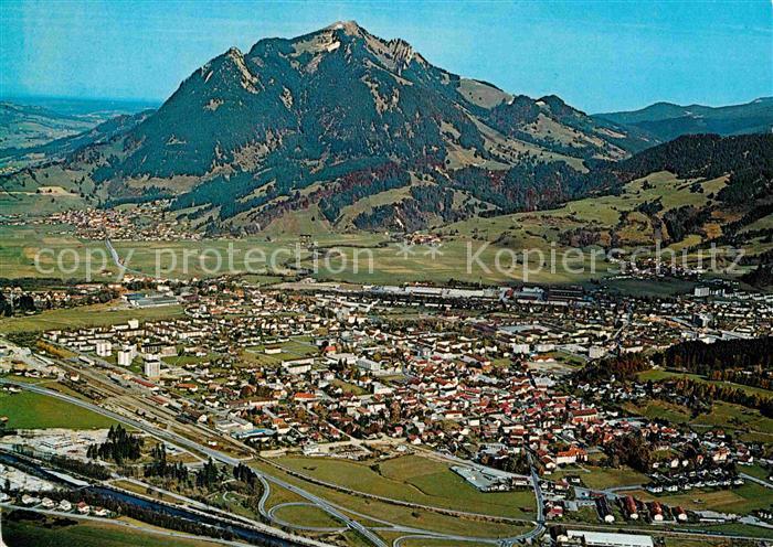 Sonthofen Oberallgaeu Fliegeraufnahme