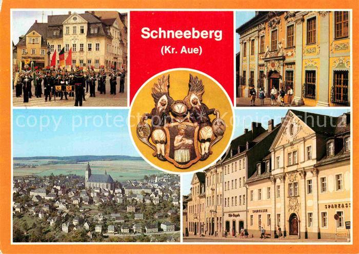 Schneeberg Erzgebirge Museum Wappen Musikkorps Bergstadt Schneeberg