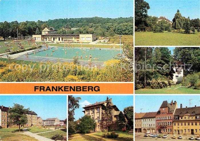Frankenberg Sachsen Freibad Neubaugebiet Luetzelhoehe Feierabendheim Volkspark