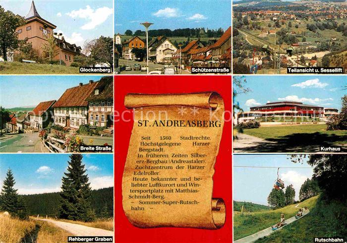 Andreasberg Harz St Glockenberg Rutschbahn Rehberger Graben Panoramen