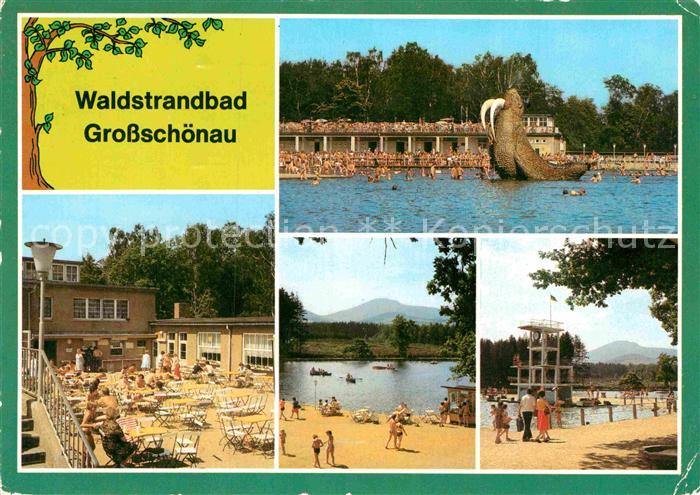 Grossschoenau Sachsen Waldstrandbad