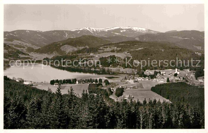 TITISEE Schwarzwald BW Panorama mit Blick zum Feldberg Schwarzwald