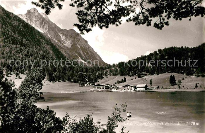 Lautersee Mittenwald mit Wetterstein