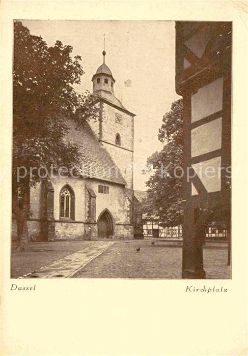 Dassel Solling Kirchplatz Kirche