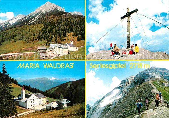 Matrei Brenner Wallfahrtsort Maria Waldrast Berggasthof Pension Gipfelkreuz Berg