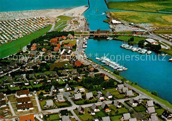 Carolinensiel-Harlesiel Ostfriesland Nordseebad Fliegeraufnahme