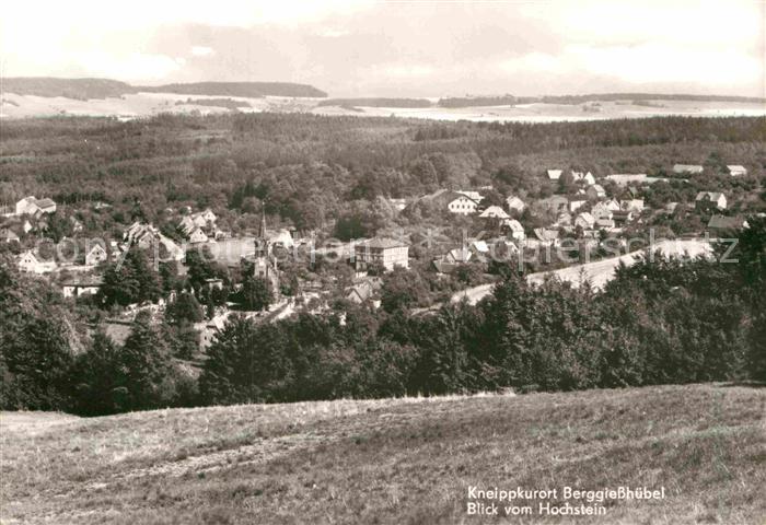 Berggiesshuebel Panorama Blick vom Hochstein Kneippkurort