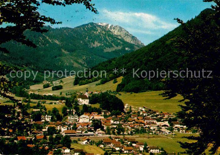 Ruhpolding Bayern Panorama mit Hochfelln Bayerische Alpen