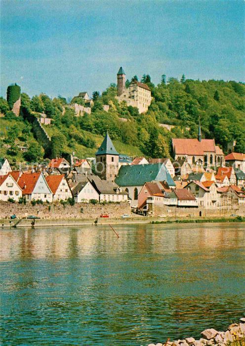 Hirschhorn Neckar Partie am Fluss