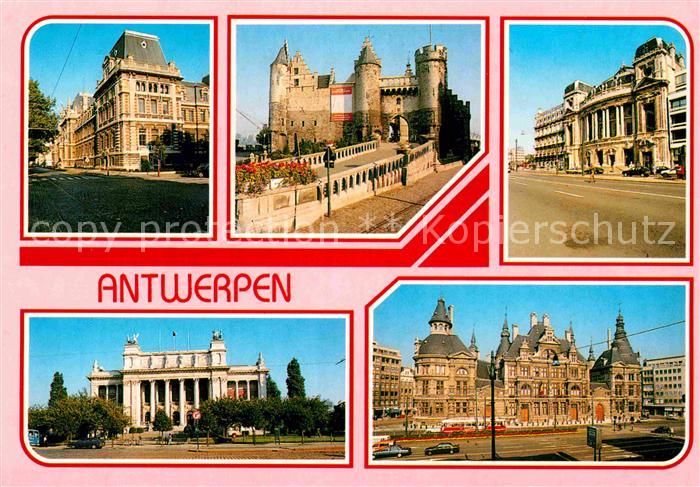 Antwerpen Anvers Gebaeude Burg