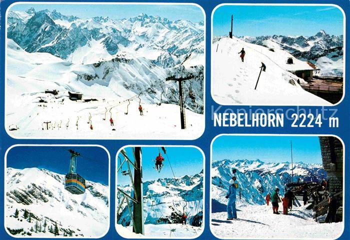 Oberstdorf Wintersportgebiet Nebelhorn Allgaeuer Alpen