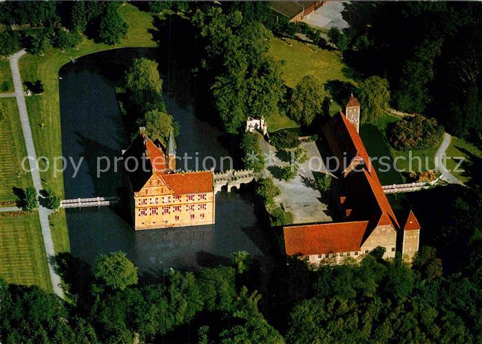 Havixbeck Burg Huelshoff Burganlage Fliegeraufnahme