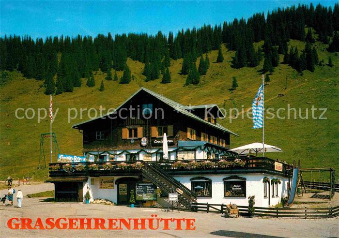 Balderschwang Grasgehrenhuette Gaststaette Riedbergpass Allgaeuer Alpen