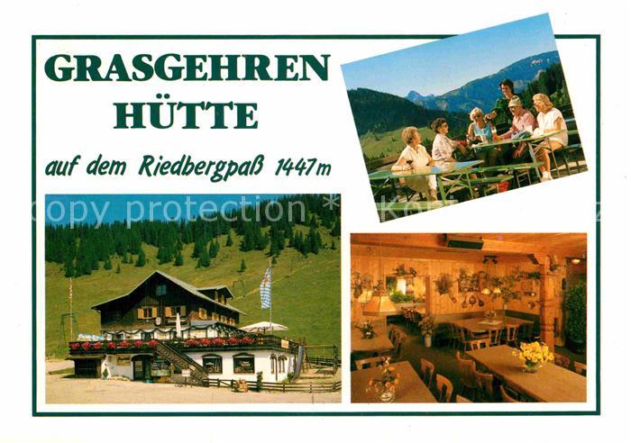 Balderschwang Grasgehrenhuette Gaststaette Riedbergpass Allgaeuer Alpen