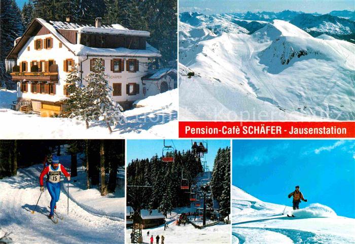 Hafling Pension Cafe Schaefer Jausenstation Wintersportplatz Langlauf Sessellift