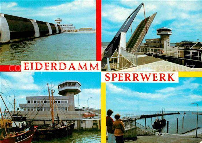 Toenning Nordseebad Eiderdamm Sperrwerk