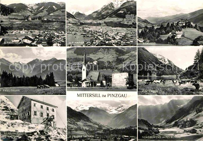Mittersill Oberpinzgau und Umgebung Alpenpanorama Schloss Berg