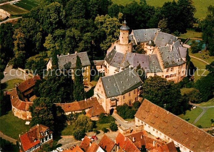 Buedingen Hessen Schloss Luftkurort Fliegeraufnahme