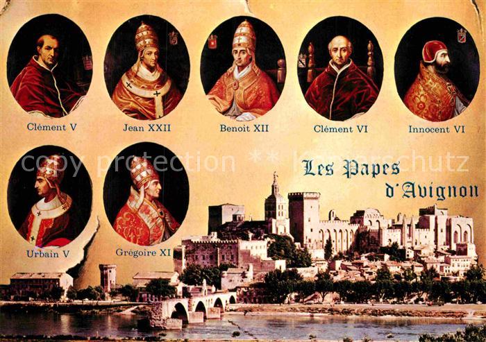 Avignon Vaucluse Les Papes en Avignon Palais Papstpalast